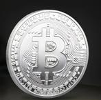 metalen zilverkleurige fysieke Bitcoin 4cm, Verzenden, Nederland, Munten