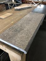 zwembadranden hardsteen 100x35x3/5 cm alle zijden afgewerkt, Rond, Ophalen, 120 cm of meer, 300 cm of meer