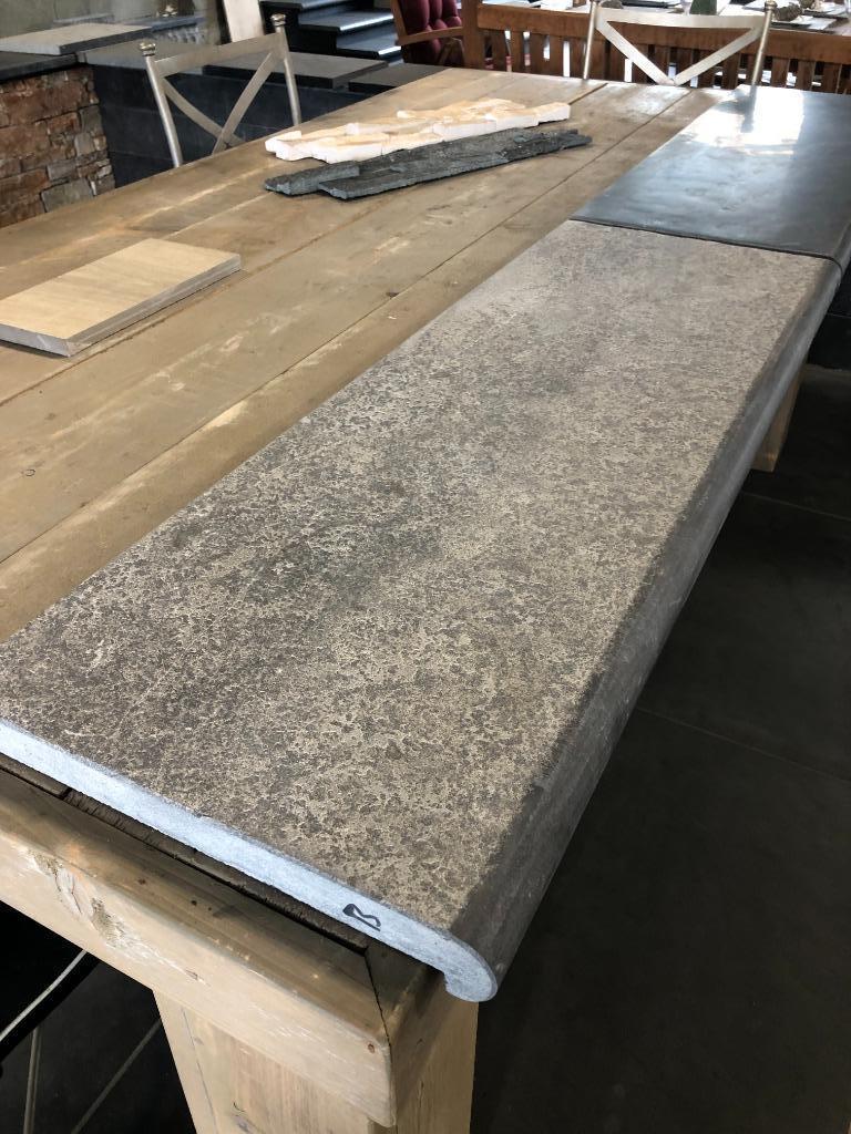 zwembadranden hardsteen 100x35x3/5 cm alle zijden afgewerkt, Tuin en Terras, Zwembaden, Nieuw, Opzetzwembad, 120 cm of meer, 400 cm of meer