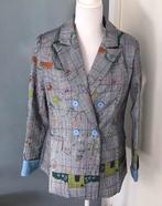 Leuke geruite blazer met opdruk, maat 38 - nieuw, Kleding | Dames, Jasjes, Kostuums en Pakken, Ophalen of Verzenden, Zo goed als nieuw