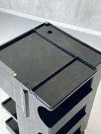 Boby trolley Joe Colombo design vintage zwart space age 1970, Bieffeplast, Gebruikt, Ophalen of Verzenden, Bieffeplast