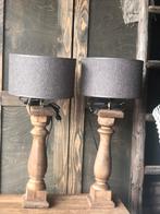 Prachtige houten lampenvoet 2 stuks NIEUW!, Nieuw, Landelijk, Ophalen of Verzenden, Hout