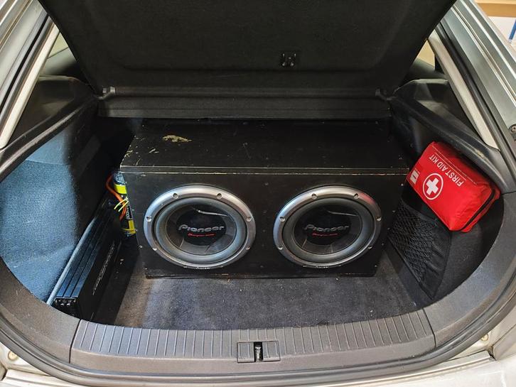 Dubbele 12 inch Pioneer champion subwoofers, Auto diversen, Autospeakers, Gebruikt, Ophalen