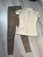 Paardrijdkleding broek + shirt, Dieren en Toebehoren, Paardrijkleding, Ophalen, Dames, Bovenkleding