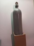 Aardewerk vintage steengoed fles met porceleinen beugelstop, Ophalen