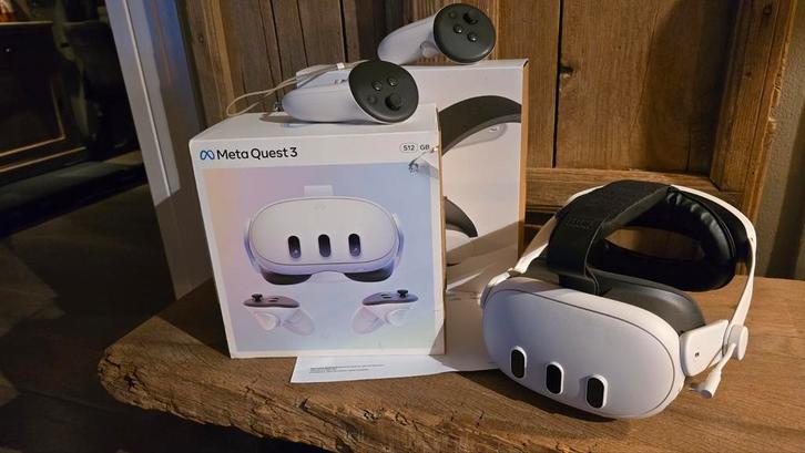 Meta Quest 3 512GB + K4 Boost - Zo goed als nieuw!, Spelcomputers en Games, Virtual Reality, Zo goed als nieuw, Overige platformen