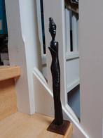 Houten beeld vrouw, art deco, 31 cm, Antiek en Kunst, Kunst | Beelden en Houtsnijwerken, Ophalen