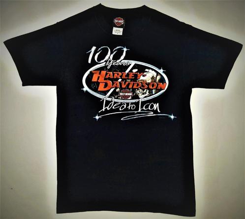 Nieuw uniek 100 years Harley - Davidson T-Shirt (Small), Motoren, Kleding | Motorkleding, Overige typen, Dames, Heren, Kinderen