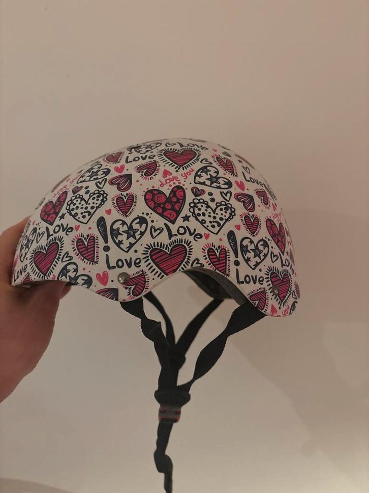 Kiddimoto Kinder Fietshelm Love Small, Fietsen en Brommers, Fietsaccessoires | Fietshelmen, Overige maten, Ophalen