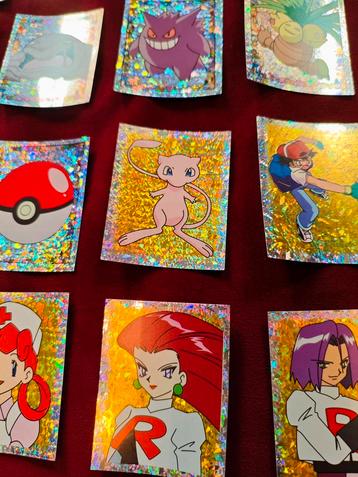 Complete Merlin Pokémon 1999 holographic 36 stickers beschikbaar voor biedingen
