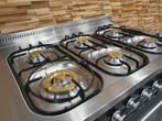 🔥Luxe Boretti Fornuis 90cm antraciet + rvs 6 pits 1 oven, Witgoed en Apparatuur, Fornuizen, Niet ingevuld, 60 cm of meer, Niet ingevuld