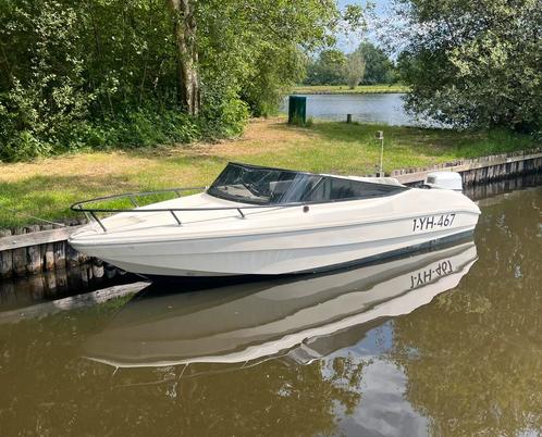 Italiaanse speedboot Rio 500 midi 40pk met trailer, Watersport en Boten, Motorboten en Motorjachten, Gebruikt, Polyester, Tot 6 meter