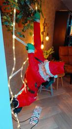 Klimmende kerstman op ladder- 120 led's - 240 cm, Diversen, Kerst, Ophalen