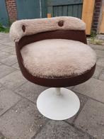 Vintage kaptafel stoel., Ophalen, Kunststof, Gebruikt, Sixties