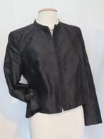 ZUIVER ZIJDE, Claudia Strater, luxe jasje mooie details/ 42, Kleding | Dames, Verzenden, Zwart, Maat 42/44 (L), Nieuw