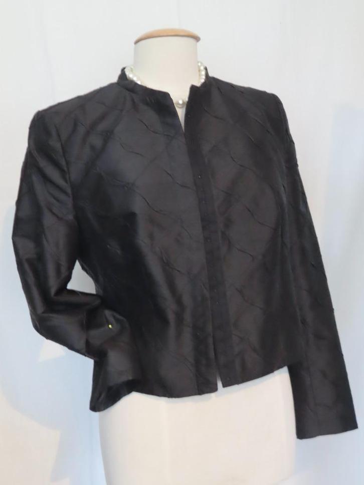 ZUIVER ZIJDE, Claudia Strater, luxe jasje mooie details/ 42, Kleding | Dames, Jasjes, Kostuums en Pakken, Nieuw, Jasje, Maat 42/44 (L)