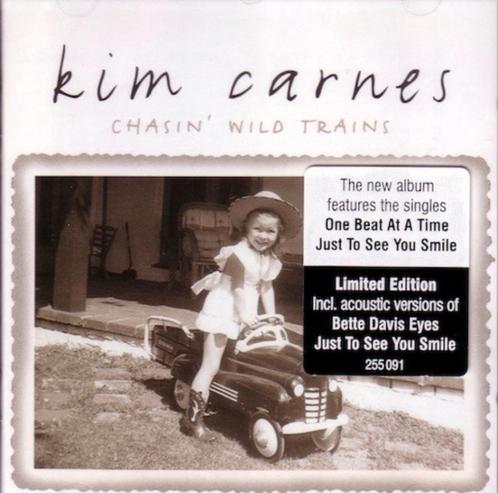 KIM CARNES CD CHASIN' WILD TRAINS + BETTE DAVIS EYES, Cd's en Dvd's, Cd's | Pop, Gebruikt, 1980 tot 2000, Ophalen of Verzenden