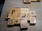 houten stempels div merken, Hobby en Vrije tijd, Stempelen, Ophalen of Verzenden, Zo goed als nieuw, Houten stempel