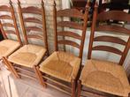 4 stoelen met rieten zitting, Ophalen