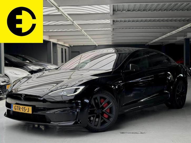 Tesla Model S Plaid AWD 100 kWh | FullSelfDriving | 1020PK, Auto's, Tesla, Bedrijf, Te koop, Model S, 360° camera, 4x4, ABS, Achteruitrijcamera