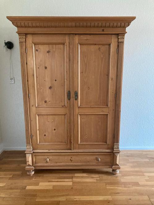 Houten Kast met 2 Deuren en 1 Lade, Antiek en Kunst, Antiek | Meubels | Kasten, Ophalen
