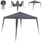 Partytent opvouwbaar pop up antraciet 3x3 GRATIS VERZENDEN!, Tuin en Terras, Nieuw, 2 meter of meer, Minder dan 5 meter, Opvouwbaar