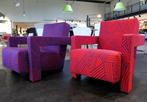Cassina 637 Utrecht Designer Fauteuil | Blauw-Rood | Limited, Huis en Inrichting, Hout, 75 tot 100 cm, Ophalen of Verzenden, Zo goed als nieuw