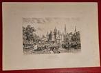 Gravure Amsterdam De Sint Antoniespoort, Antiek en Kunst, Kunst | Etsen en Gravures, Ophalen of Verzenden
