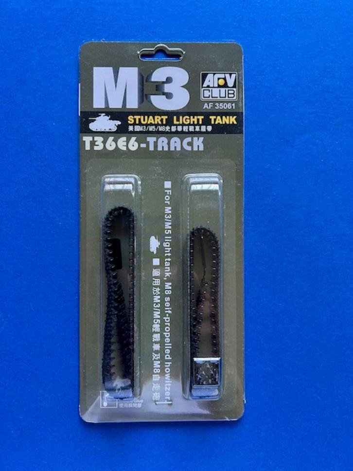 AFV Club	AF35061	M3 Stuart Light Tank T36E6 Tracks	1/35, Hobby en Vrije tijd, Modelbouw | Auto's en Voertuigen, Nieuw, Tank, 1:32 tot 1:50