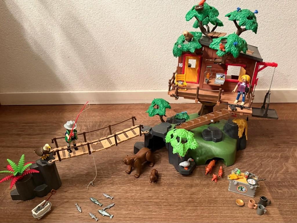 Playmobil 5557 Avontuurlijke boomhut, Kinderen en Baby's, Speelgoed | Playmobil, Ophalen of Verzenden, Zo goed als nieuw, Complete set