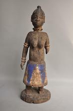 Yoruba vrouwelijk altaarbeeld - Nigeria - ca 1960, Ophalen of Verzenden