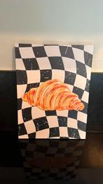 Klein schilderijtje croissant, Antiek en Kunst, Ophalen