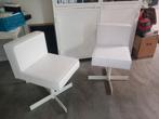 Lensvelt ph1 wit leder stoel Ronald Hooft, Huis en Inrichting, Ophalen, Twee, Wit, Leer