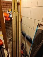 Steigerhouten Planken - Gebruikt, Doe-het-zelf en Verbouw, Hout en Planken, Geïmpregneerd, Gebruikt, 25 tot 50 mm, Ophalen of Verzenden