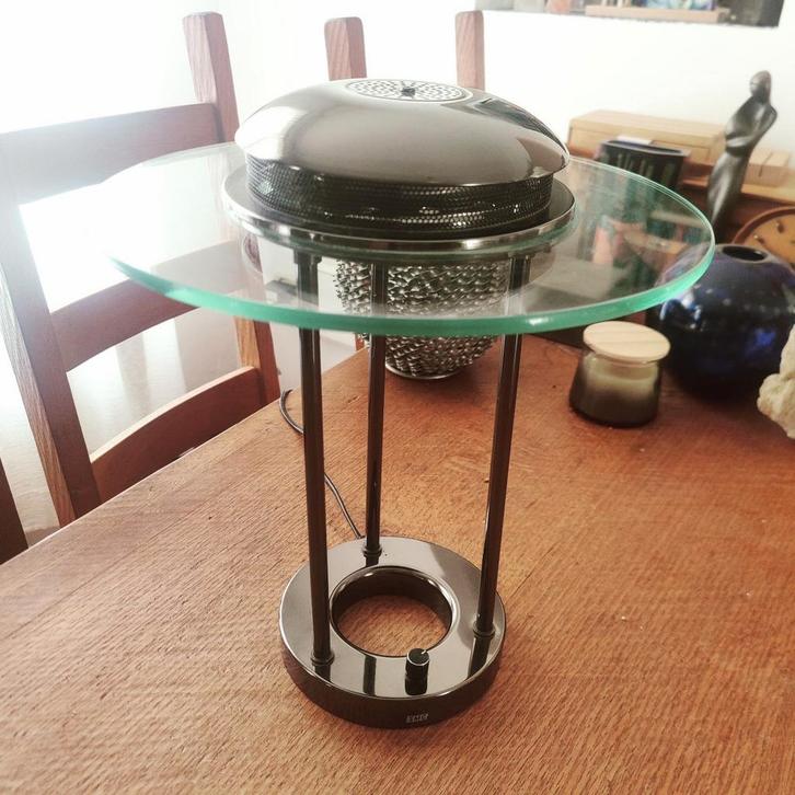 halogeenlamp, bureaulamp van SMC Boxford,, Huis en Inrichting, Lampen | Tafellampen, Zo goed als nieuw, Minder dan 50 cm, Glas