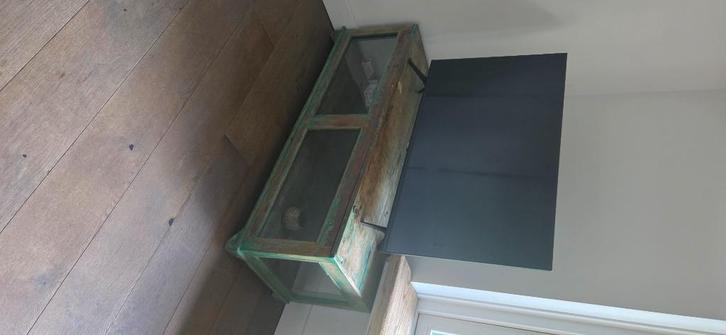 Tv kast, schepenhout, landelijk, Huis en Inrichting, Kasten | Televisiemeubels, Gebruikt, Minder dan 100 cm, Minder dan 50 cm