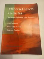 Effectief leren in de les - Docentenhandleiding, Boeken, Studieboeken en Cursussen, Ophalen of Verzenden, Gelezen, Niet van toepassing
