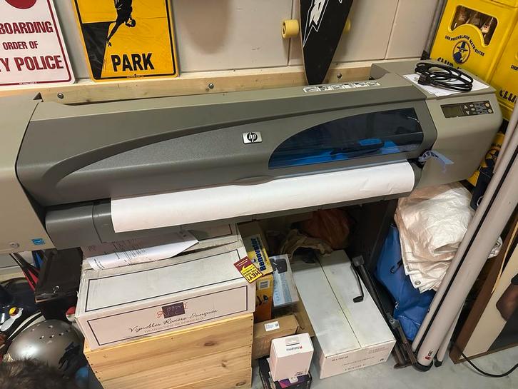 HP DesignJet 500 Plus A0 Printer incl onderstel. Onderdelen, Computers en Software, Printers, Niet werkend, Printer, Inkjetprinter
