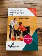 Leerboek Maatschappelijke zorg 1, Ophalen of Verzenden, Nieuw, MBO