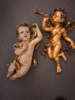 2 prachtige engelen voor aan de muur, Diversen, Kerst, Ophalen of Verzenden, Gebruikt