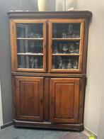 Antiek fruitboomhout hoekkastje - 200+ jaar oud, Gebruikt, 100 tot 150 cm, 150 tot 200 cm, Overige houtsoorten