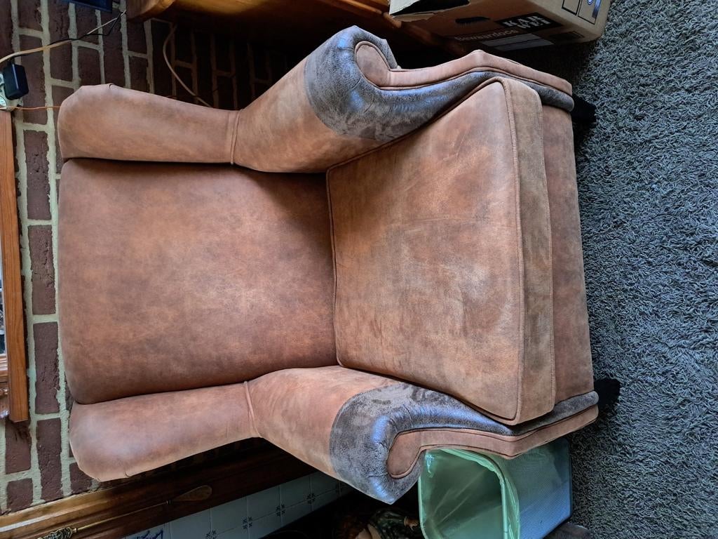 2 Fauteuils Boss met de stof Preston, Ophalen, Eenpersoons, 75 tot 100 cm, Zo goed als nieuw