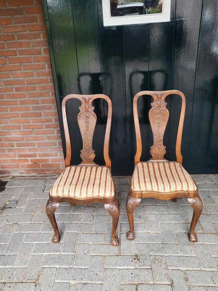 Antieke Franse Stoelen - Set van 2, Antiek en Kunst, Antiek | Meubels | Stoelen en Banken, Ophalen of Verzenden