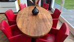 Eetkamerstoelen 6 stuks leer, Huis en Inrichting, Stoelen, Ophalen, Gebruikt, Leer, Vijf, Zes of meer stoelen