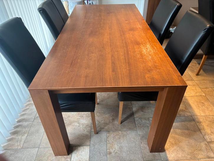 Grote tafel 1m x 2,2m, Huis en Inrichting, Tafels | Eettafels, Zo goed als nieuw, 50 tot 100 cm, 200 cm of meer, Vijf personen of meer