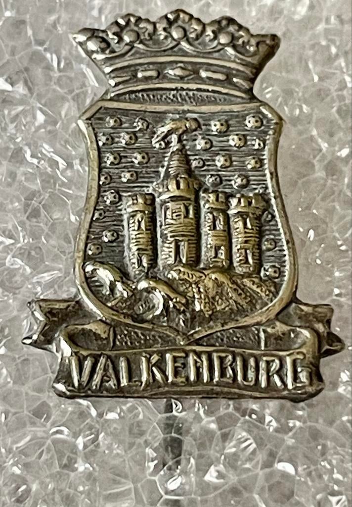 Oud speldje Valkenburg, Verzamelen, Speldjes, Pins en Buttons, Ophalen of Verzenden, Gebruikt, Stad of Land, Speldje of Pin