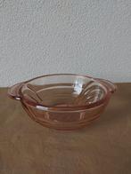 Vintage roze persglazen schaaltje, Ophalen of Verzenden