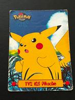 Tv2 pikachu #25 topps 1999 pokemon, Ophalen of Verzenden, Gebruikt, Losse kaart