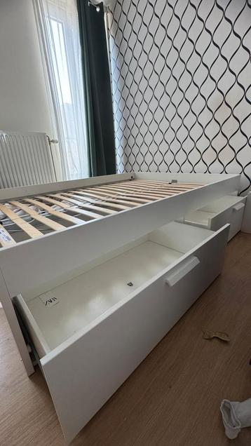 Ikea bed 200/140 cm compleet met matrassen , ophalen - afbeelding 5
