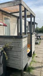 Trappetjes met afdak voor stacaravan, Ophalen, Gebruikt, Hout, Overige typen